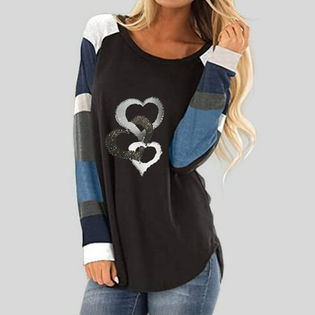 

Rash Guard for Women Long Sleeve Rash Guard Women Printed Crew Neck Loose Fit Uv Shirts for Women Womens Rash Guard Long Sleeve Black 2XL