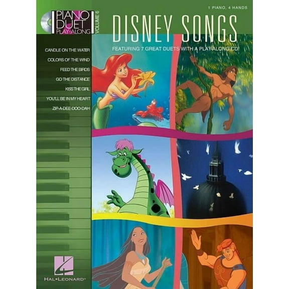 Disney Songs: Piano Duet Play-Along Volume 6