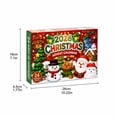 thumbnail image 3 of 2026 Christmas Advent Calendar with 24 Days Countdown, 24 Pieces Assorted Holiday Figurines, for Student, Mini Toys Blind Box Set, 3 of 5
