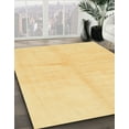 thumbnail image 3 of Ahgly Company Machine Washable Indoor Rectangle Abstract Chrome Gold Yellow Area Rugs, 7' x 10', 3 of 7
