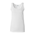 thumbnail image 2 of Gildan - Softstyle Women’s Tank Top - 64200L - White - Size: S, 2 of 3