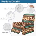 thumbnail image 5 of HELLHERO Giraffe Geometric Stripe Recliner Furniture Slipcover with Brushed, 4 Pcs Recliner Slipcovers with Soft Pet Proof Recliner Chair Slipcover for Kids Pet Single Sofa Chair, 5 of 8