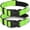 Green, variant on Miaocao 2 Pack Reflective Dog Collar with Safety Locking Buckle, Adjustable Soft Breathable Comfortable Nylon Pet Collar for Small, Medium and Large Dogs, Turquoise, S