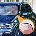 thumbnail image 4 of Foldable Car Windshield Sunshade UV Sun Visor Protector Blocks UV Rays Keeps Vehicle Cool 53x23.5 Inch Cute White Dogs, 4 of 8