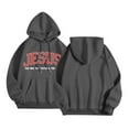 thumbnail image 6 of Christian Hoodies for Women 2025 Jesus Hoodie Y2K Graphic Hoodie with Pockets Hooded Sweatshirt Women Pullover, 6 of 7