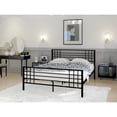 thumbnail image 7 of East West Furniture Tyler Traditional Metal Queen Bed Frame in Black, 7 of 7