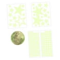 thumbnail image 4 of 5 uds Pegatinas de pared que brillan en la oscuridad Macarena pegatinas de puntos y estrellas PVC, 4 of 8