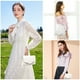 thumbnail image 3 of Bolso de mano de noche para mujer, elegante bolso con cadena para fiestas y bodas, sencillo bolso bandolera con cadena para damas y niñas., 3 of 3