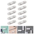 thumbnail image 5 of KAKOWELY 10pcs Cable Clips Convenient Cable Organizers Household Wire Organizers Accessory,2.76"X0.98"X0.2", 5 of 5