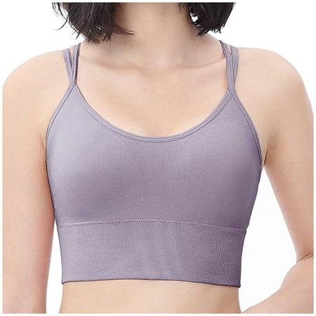 

Sports Bra Ladies Sports Bras Shockproof Large Size No Steel Rings Bra Woman S Yoga Fitness