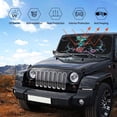 thumbnail image 6 of XMXY Car Sun Shade Windshield, Fractal Multicoloured Abstract Automotive Front Window Sun Visor for Cars SUV Trucks, Medium Size, 6 of 8