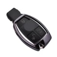 thumbnail image 2 of Walbest Soft Metal Silicone Rubber Cover Protector For Fob Car Key Fob Case For A C E S Class GLK CLA GLA GLC GLE SLK E260l C200l Black, 2 of 7