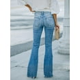 thumbnail image 2 of Pantalon en Jean Stretch Bootcut à Taille Haute pour Femme, 2 of 6