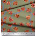 thumbnail image 3 of Soimoi Poly Georgette Fabric Flower Artistic Print Fabric by the Yard 52 Inch Wide, 3 of 3