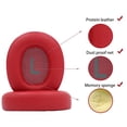 thumbnail image 2 of Almohadillas para Auriculares Akkiv 700BT Inalámbricos de Cuero Rojo con Espuma, 2 of 4