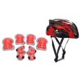 thumbnail image 3 of koolsoo Ensemble Casque et Coussinets pour Enfants Accessoires pour Patinage en Ligne Sports Patin à Roues Alignées Rouge, 3 of 9