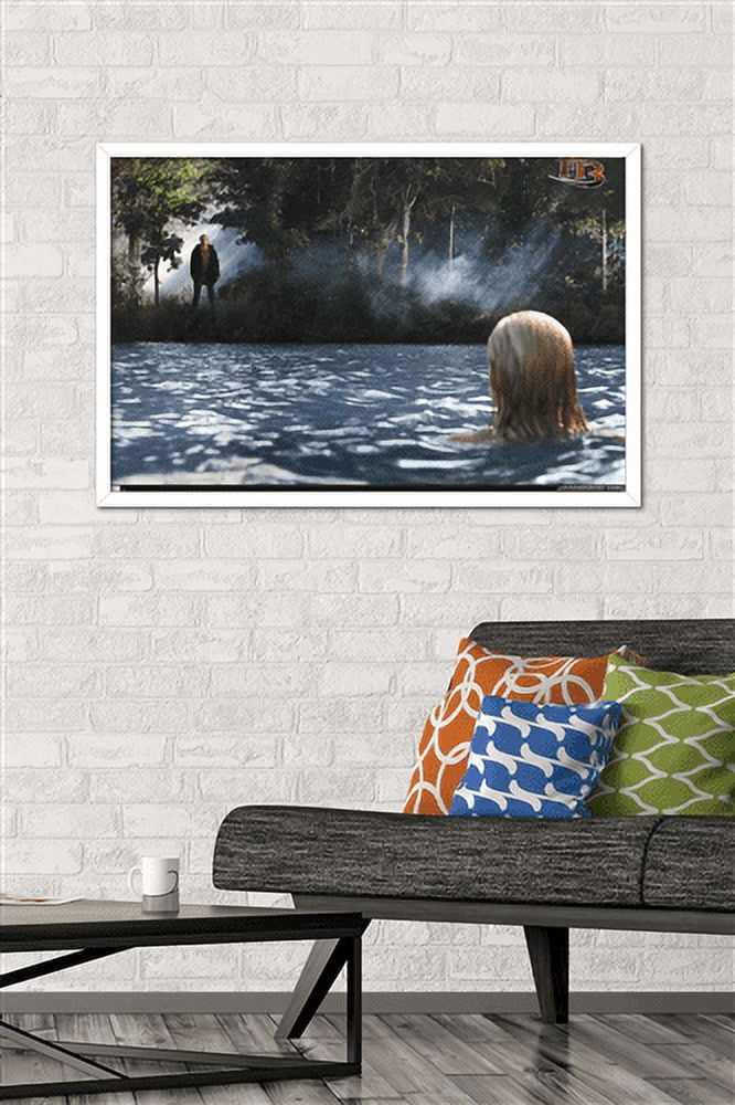 Friday the 13th - Landscape Wall Poster, 22.375" x 34", Framed