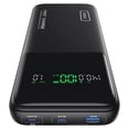 thumbnail image 1 of INIU Banco de energía de 140 W, cargador portátil para computadora portátil de alta capacidad de 27000 mAh, banco de energía para tableta con entrada y salida USB C, cargador de teléfono con pantalla, 1 of 5