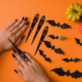 thumbnail image 3 of Miangastore 20pcs Finger Nail Tips Claw Rings Halloween Cosplay Fake Finger Covers Party Supply, 3 of 9