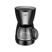 Alpina 10-12 cups Coffee Maker Auto Warm, Anti-drip with Permanent Filter, 220V (Not For USA) Black Model SF-2801