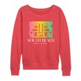 thumbnail image 1 of Instant Message - South Beach Florida  - Women's Lightweight French Terry Pullover, 1 of 6