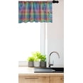 thumbnail image 3 of Ambesonne Colorful Window Valance, Crossed Stripes Design, 54" X 18", Multicolor, 3 of 3