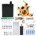 thumbnail image 4 of Kit de tatuaje completo fuente de alimentación portátil aguja de tatuaje desechable tinta pigmento accesorios de tatuaje 90?265V, 4 of 8