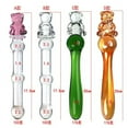Crystal Glass Sex Toy,Glass Butt Plugs, Clear Anal Plugs Training with