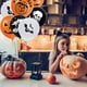 thumbnail image 3 of Paquete de 100 globos de Halloween, globos negros y naranjas, globos de látex para decoraciones de Halloween JAMW Sencillez, 3 of 5