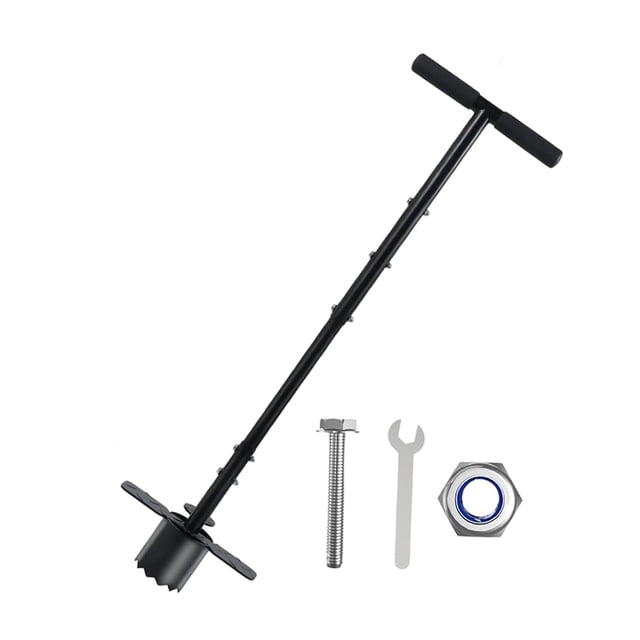 S SERENABLE Bulb Planter Sod Plugger Garden Trasnplanter Garden Tool for Transplant Seedling