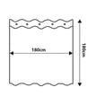 thumbnail image 5 of 180 X 180cm Shower Curtain, Bathroom Curtain, Bathtub Curtain, Anti-Mildew Curtain, Waterproof Shower Curtain, Bathroom Shower Curtain, 5 of 5