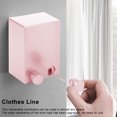 thumbnail image 4 of Horizontal Installation Indoor Clothesline, Clothesline, Clothes Drying Line, Hotel For Home Pink, 4 of 8