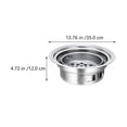 thumbnail image 2 of RENACLIPY 1 Ensemble Poêle Bbq Coréen Portable en Acier Inoxydable Compact pour la Maison et l'Extérieur, 2 of 6