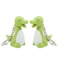 thumbnail image 4 of Trayknick Cartoon Dinosaur Bear Train kawaii LED Light Up Keychain Key Ring with Sound, 4 of 13