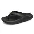 thumbnail image 2 of Lilgiuy Orthotic Flip Flops for Women and Men, Soft Thong Sandals Pillow Slippers Non-Slip Summer Beach Shoes with Arch Support for Home Leisure(Black,9-10), 2 of 5
