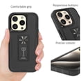 thumbnail image 6 of CoverON For Apple iPhone 15 Pro Case, Military Grade Heavy Duty Full Body Phone Kickstand Cover, Black, 6 of 8