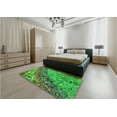 thumbnail image 5 of Ahgly Company Machine Washable Indoor Rectangle Transitional Seaweed Green Area Rugs, 2' x 5', 5 of 7
