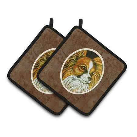 

Papillon Pair of Pot Holders