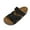 Black, variant on Womens Sandals Dressy Women's Fashion Casual Woven Spring And Summer New Breathable Flat Thick-Soled Sandals