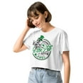 thumbnail image 3 of Everyone in the Pub getting Tipsy Women’s crop top (White, XL), 3 of 3