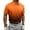 Orange, variant on VSSSJ Men's Golf Shirts Short Sleeve Moisture Wicking Casual T-Shirt Quick Dry Regular Fit Button Athletic Tennis Collared Shirts Khaki XXXL