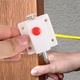 thumbnail image 3 of OULII 10Pcs Spring Latch Security Lock Latch for Cabinet and Window 5x3.6cm, 3 of 8