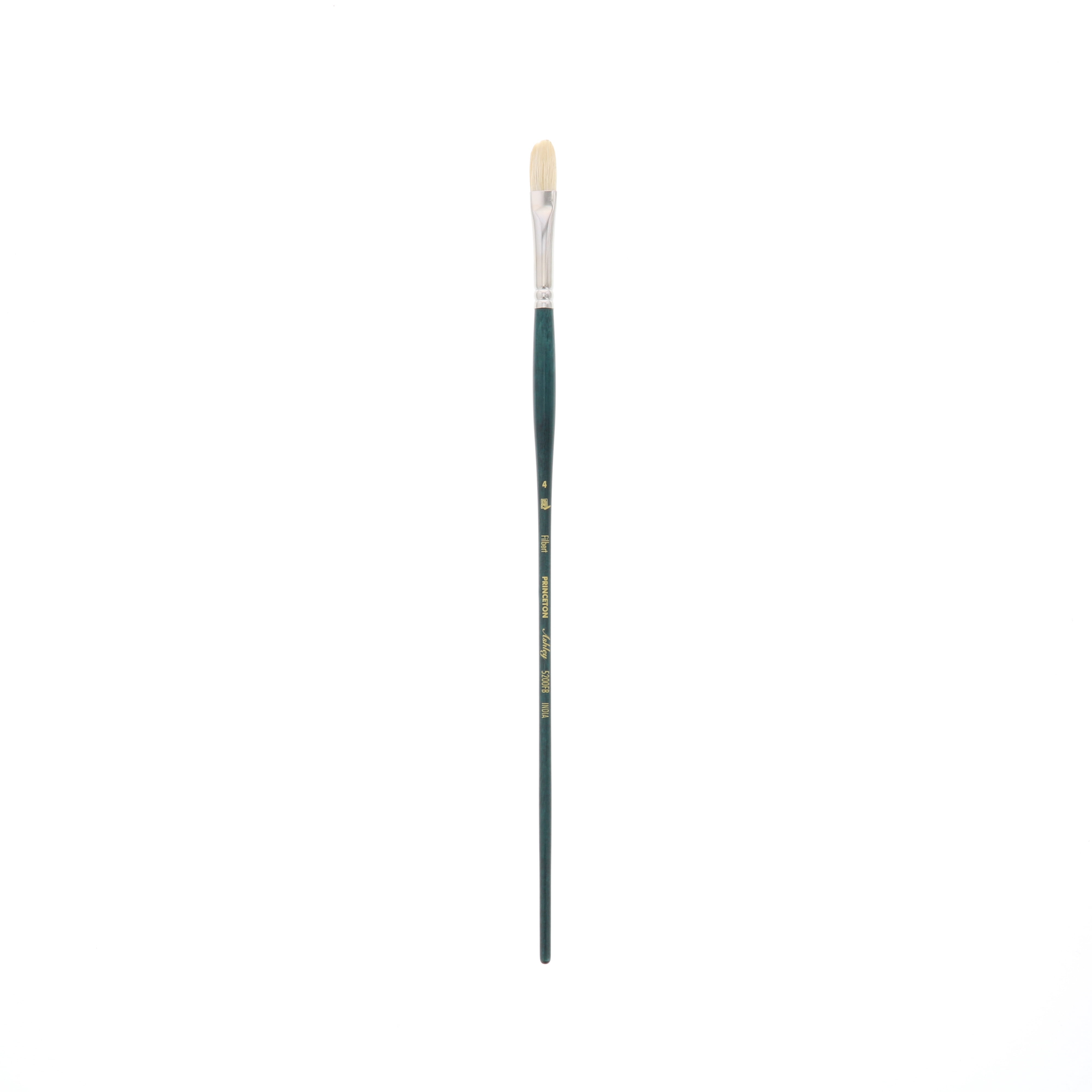 Princeton Ashley Paintbrush - Size 10, Natural Hog Bristle For Oil & Acrylic Painting