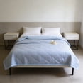 thumbnail image 6 of Cooling Summer Quilt Throw 39x59 Ultra Soft Lightweight Bed Blanket for Hot Sleepers and Air Conditioned Rooms, 6 of 6