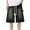 Gray, variant on ZVNAΖH Young Men's Loose Denim Shorts Baggy Casual Wide Leg Drawstring Elastic Waist Hip Hop Shorts with Pockets Streetwear
