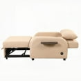 thumbnail image 4 of Modern Simple Linen 3-Seater Sofa 36.2-71.7"D x 42.9"W x 35.8"H with Wing Table and USB Charge, 4 of 26