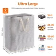 thumbnail image 4 of Cesto de ropa Lifewit, grande, plegable, 100 L x 2, gris, 4 of 9
