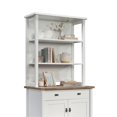 thumbnail image 3 of Sauder Cottage Road Engineered Wood Library Hutch in White Finish, 3 of 10