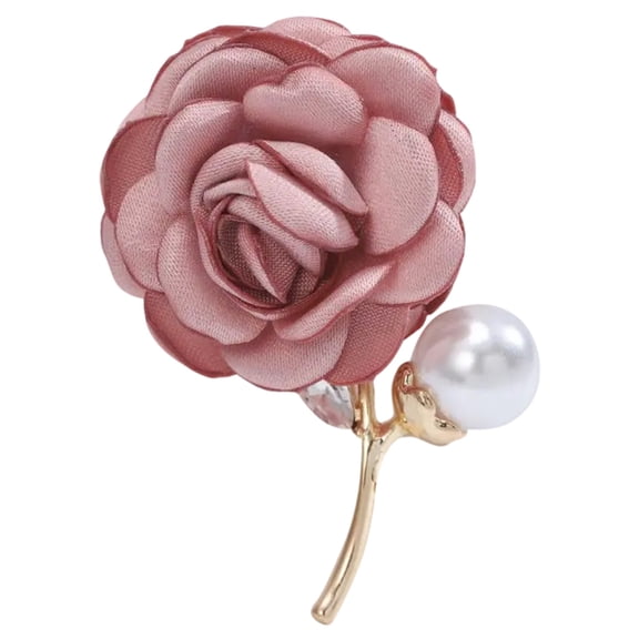 Elegant Flower Brooch Lapel Pin Women Shawl Brooch Pin Weeing Dress Brooch