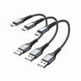 thumbnail image 1 of Chenchen Micro USB Cable Short, [3Pack 15cm ] USB to Micro USB Cable, Android Charger Cable Compatible with Galaxy S7 S6 S7 Edge S5,Note 5,Huawei,Xiaomi, 1 of 1